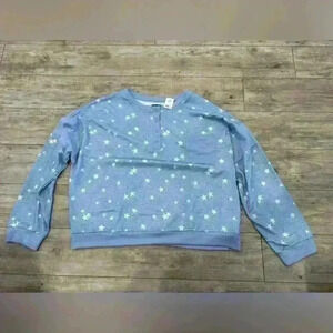 NEW Splendid light blue & white star sleep shirt size xxl